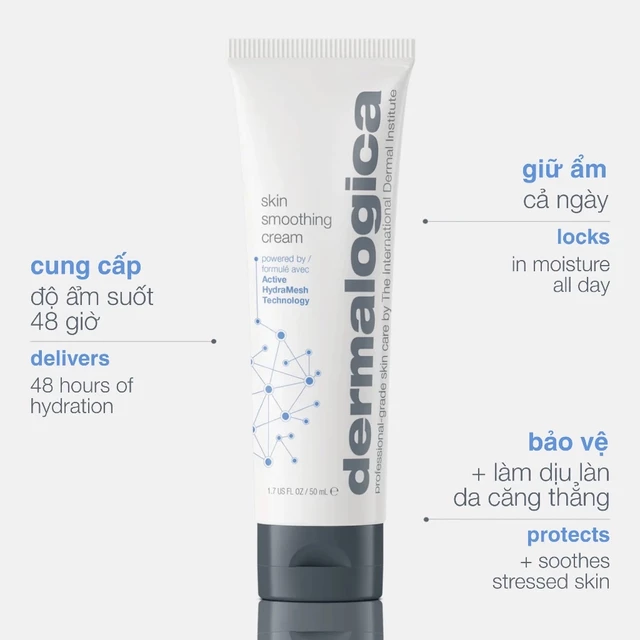 Kem dưỡng ẩm giúp bổ sung lợi khuẩn và làm mềm da Dermalogica Skin Smoothing Cream
